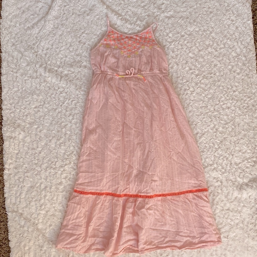 Girls Pink Maxi Dress